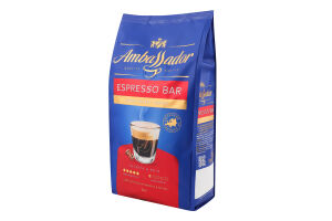 Кава натуральна смажена в зернах Espresso Bar Home expert series Ambassador м/у 1кг