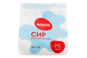Сир к/м 9% Novus 330г
