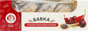 Булочка с маково-вишневым вкусом Бабка Мамин хліб к/у 360г