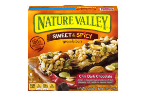 Nature Valley Granola Bars Sweet & Spicy Chili Dark Chocolate - 6 CT