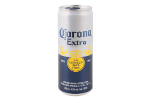 Пиво 0.33л 4.5% светлое пастеризованное Corona Extra ж/б