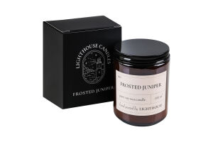 Свеча соевая 200мл Frosted juniper Light House 1шт