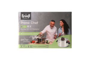 Каструля Prime Chef 3,6л з скляною кришкою 20см Krauff