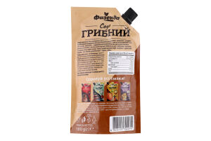 Соус Грибной Фазенда д/п 180г