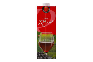 Вино 1л 10.5% красное сухое Goccianello т/п