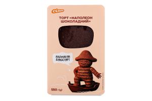 Торт Наполеон шоколадний