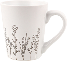 Кухоль Blossom WhGrey 350мл керамка Milika