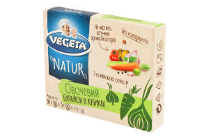 Бульйон овочевий в кубиках Natur Vegeta к/у 6х10г