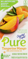 Crystal Light Pure Sweetened Drink Mix Tangerine Mango - 7 CT