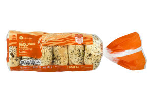 SE Grocers New York Style Bagels Everything - 6 CT