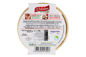 Сир м'який L'Ortolan з червоним песто 29% 135г Milleret