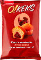 Кекс О!Keks з смаком вишні 6*55г Кондитер Т Престиж