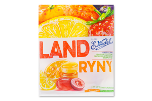 Карамель льодяникова з фруктами мигдалем та смаком коли 90г Е. Ведель