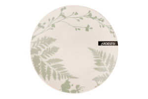 Тарілка десертна Capri біло-зелена порцеляна 19,2см Ardesтo