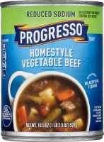 Progresso Reduced Sodium Beef & Vegetable Soup