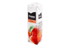 Нектар пастеризованный персиковый Cappy т/п 1л