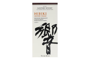 Виски 700мл 43% купажированный Japanese harmony Hibiki к/у