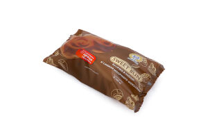 Булочка в глазури со вкусом молочного шоколада Sweet bun Рома м/у 0.16кг