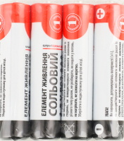 Елемент живлення сольовий AAA 1.5V R03 ТМ "1" 4шт