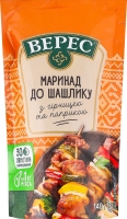 Маринад нестерилизованный с горчицей и паприкой К шашлыку Верес д/п 140г