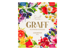 Чай Вкусовая фантазия Ассорти Graff к/у 32х1.5г