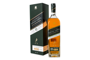 Виски 0.7л 43% 15YO Green label Johnnie Walker к/у