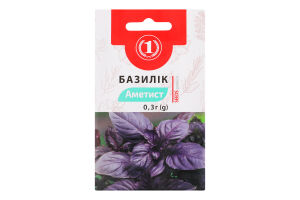Насіння Базилік Аметист фіолетовий 0,3г ТМ "1"