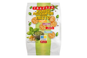 Мини-хлебцы пшеничные Песто Trapeza м/у 90г