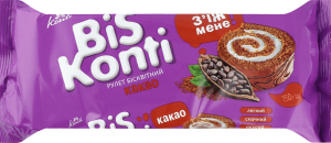 Рулет бисквитный Какао BiSKonti м/у 150г