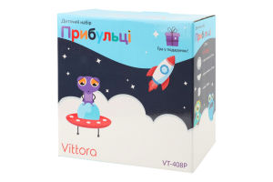 Набір посуду дитячого Прибульці склокераміка 3предмети Vittora