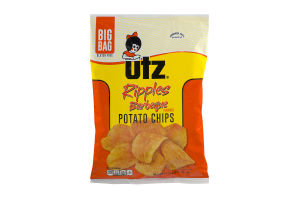 Utz Ripples Barbeque Potato Chips Big Bag