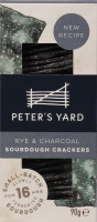 Крекери Peter's Yard з деревним вугіллям і житом