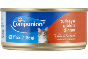 Companion Cat Food Turkey & Giblets Dinner