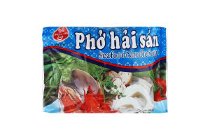 Лапша рисовая быстрого приготовления со вкусом морепродуктов Bich-Chi м/у 60г