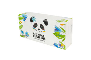 Серветки паперові 2-х шарові 190х200мм Сніжна Панда 150шт