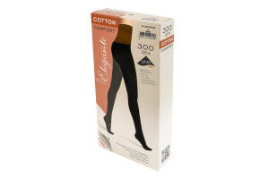 Колготки жіночі Elegante El Cotton 300den 3 nero