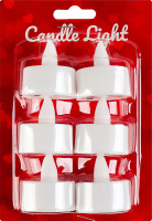 Набір прикрас декоративних Свічка LED 6шт