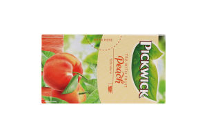 Чай чорний ароматизований персиковий Pickwick к/у 20х1.5г