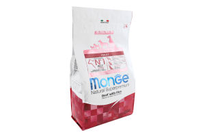 Корм сухой для взрослых собак всех пород c говядиной и рисом Monoprotein Natural superpremium Monge м/у 2.5кг