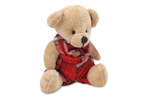 Прикраса ялинкова Ведмедик з бантом