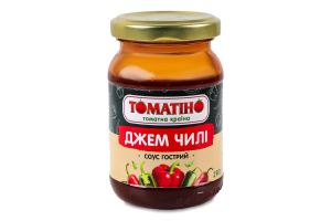 Соус гострий пастеризований Джем Чилі Томатіно с/б 190г