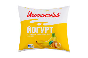 Йогурт 1.5% Абрикос-банан Яготинський м/у 400г