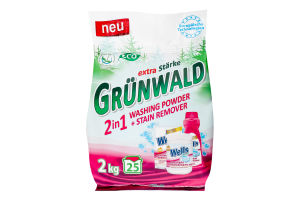 Порошок пральний 2в1 універсальний безфосфатний 2кг Grunwald