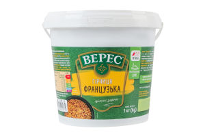 Гірчиця цільні зерна нестерилізована Французька Верес відро 1кг