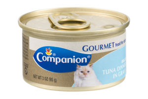 Companion Gourmet Food for Cats Grilled Tuna Dinner in Gravy 3 OZ