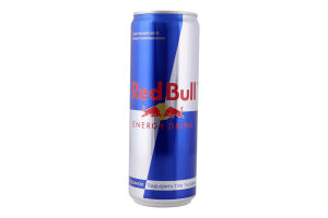 Напій енергетичний безалкогольний сильногазований з таурином Energy drink Red Bull з/б 355мл