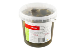 Огірки солоні Домашні Marka Promo 1000г