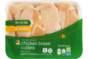 Ahold Boneless, Skinless Chicken Breasts Thinly Sliced
