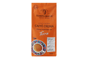 Кава в зернах Tempelmann Terra C.Crema 1кг