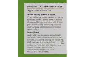 Bigelow Apple Cider Spiced Apple Cider Herb Tea - 20 CT